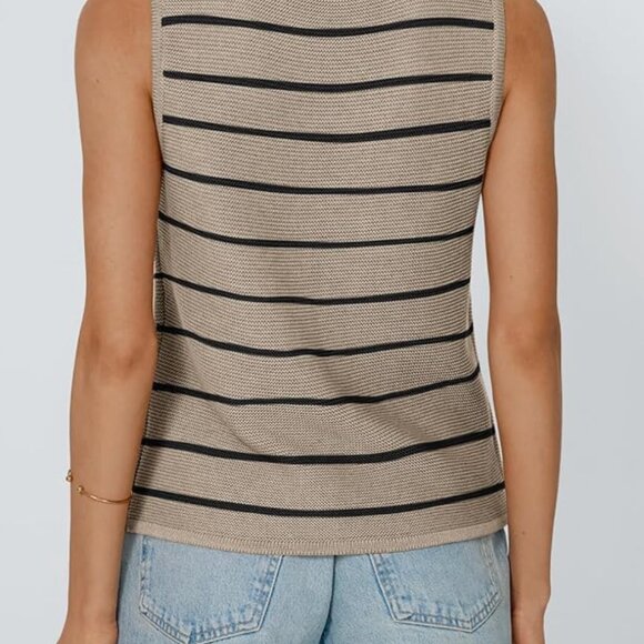 NWT - Lillusory - Womens Crochet Tie Front Sweater Vest Tank Top - Y2K - Size L - Picture 4 of 6